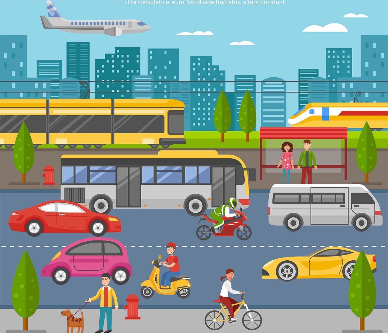 All modes of transportation